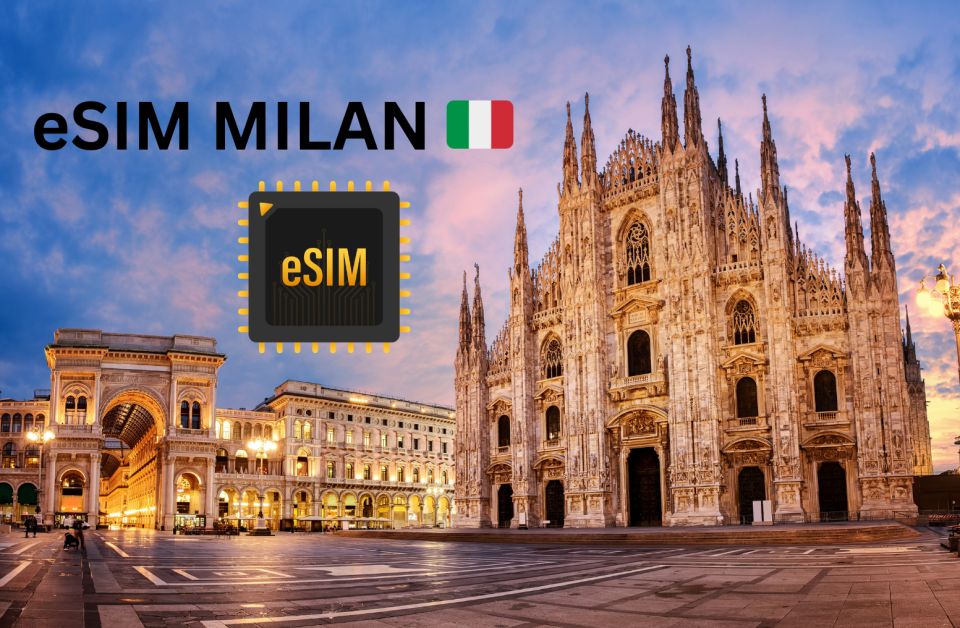 Milan: Esim Internet Data Plan for Italy High-Speed 4g/5g - Recap