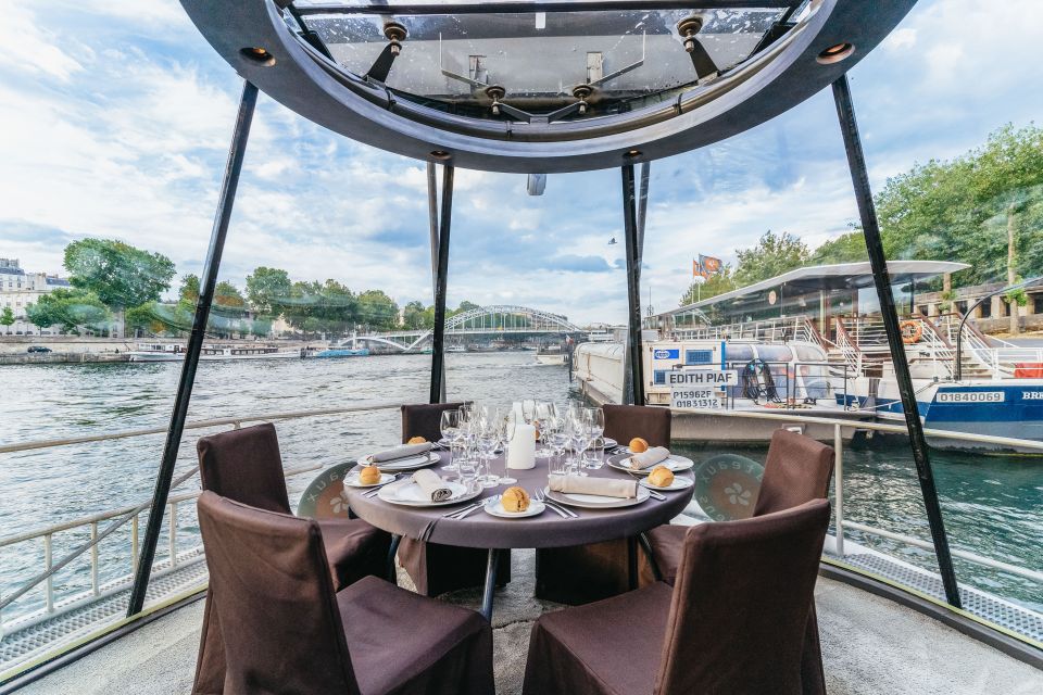 Paris: 3-Course-Dinner Cruise on the Seine With Live Music - Service Tiers Explained