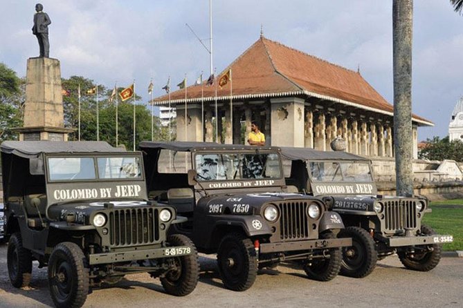 Private Tour of Colombo in a World War II Jeep - Exclusions to Consider