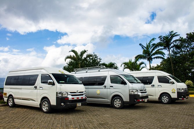 Private Transfer La Fortuna to Int. Airport Liberia From 1 to 6 Passengers - Booking and Cancellation Policy