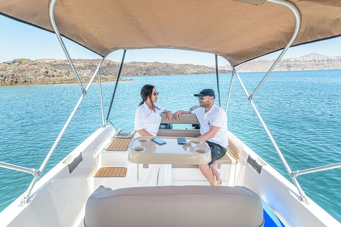 Rent a Boat in Santorini With Free License - Meeting Point and Logistics