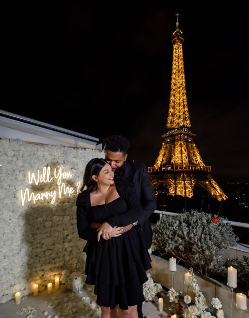 Romantic Eiffel Proposal on Enchanted Private Terrace - Customization and Add-Ons