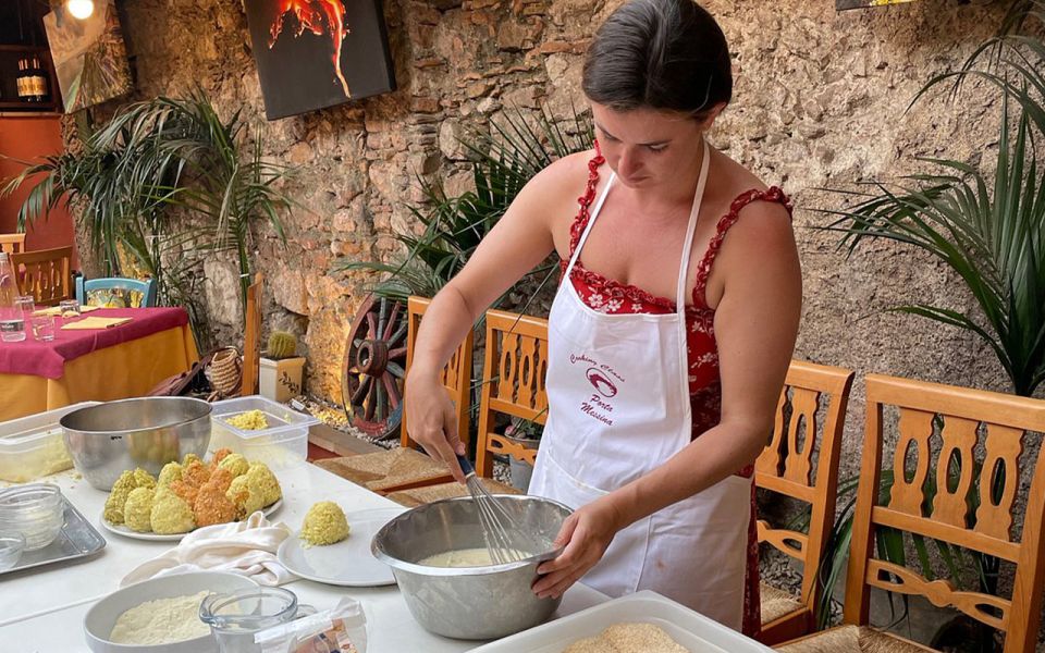 Taormina: Arancino Making Class With Drinks - Booking Process