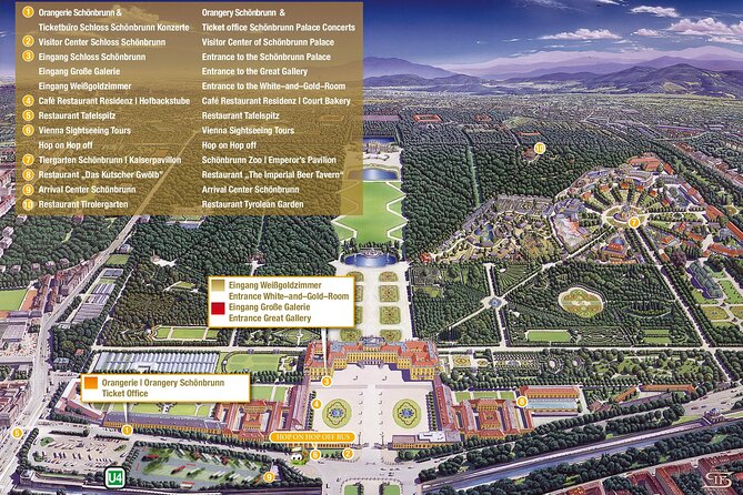 Evening at Schönbrunn Palace Vienna: 3-course Dinner and Concert - Seating Categories