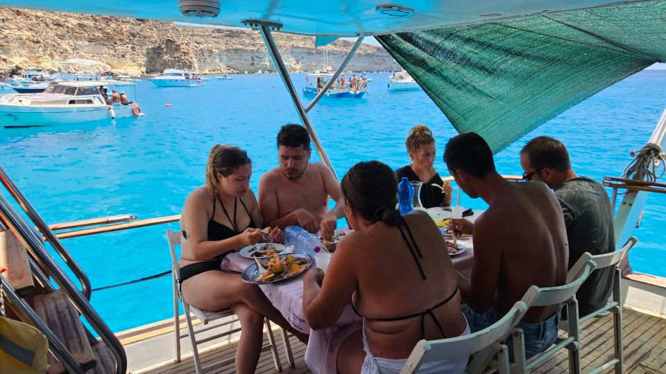 Lampedusa: Yacht Excursion, Swimming Stops and Typical Lunch - Culinary Delights Onboard