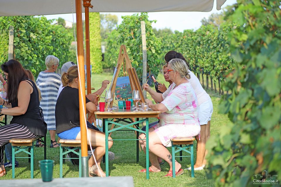 Lazise: Painting Expereince With Wine and Local Food Platter - Accessibility Features