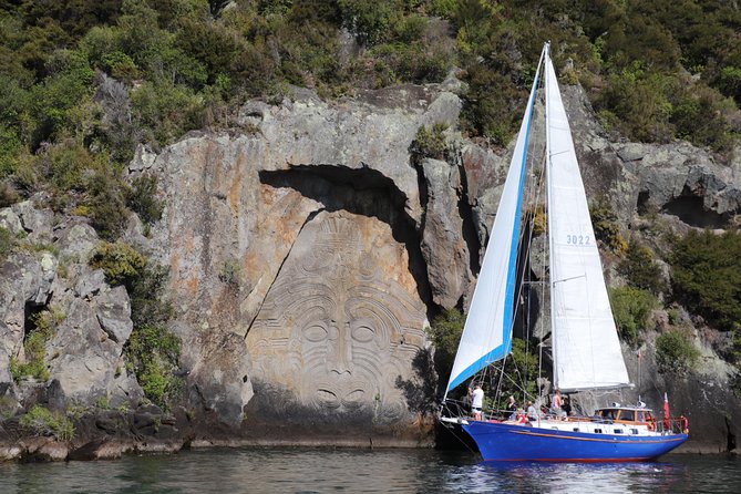 Maori Rock Carvings - Taupo Sailing Adventures - Kindred Spirit - Customer Feedback and Reviews