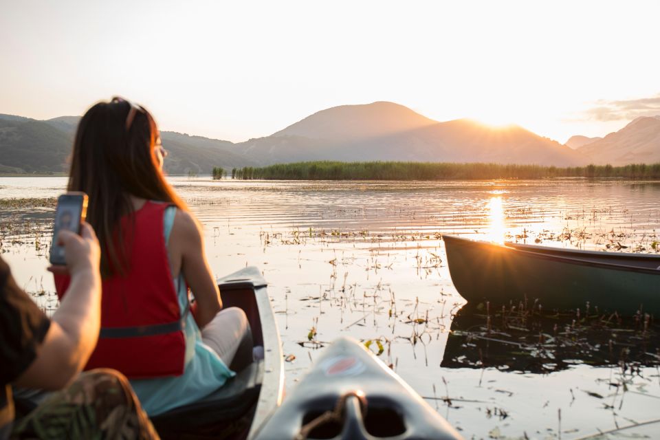 Matese Regional Park: Canoe Excursion With Sunset Aperitif - What to Expect