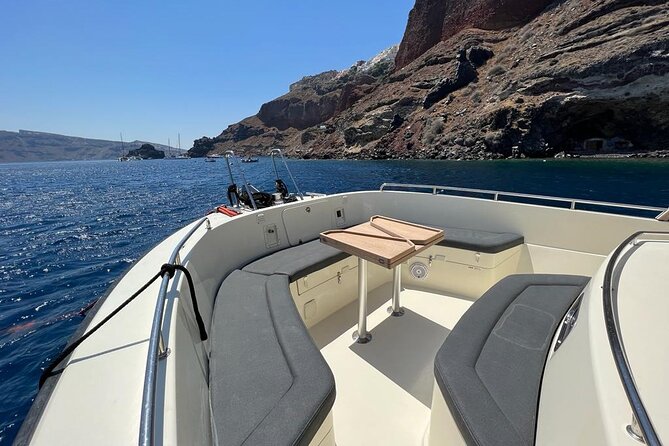 Roam the Caldera With a Private Motor Yacht - Important Travel Considerations