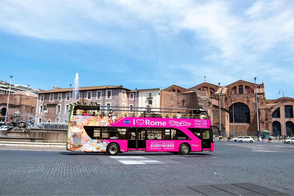 Rome: 24-Hour Hop-On Hop-Off Bus Ticket & Roman Ghetto Tour - Inclusions and Exclusions