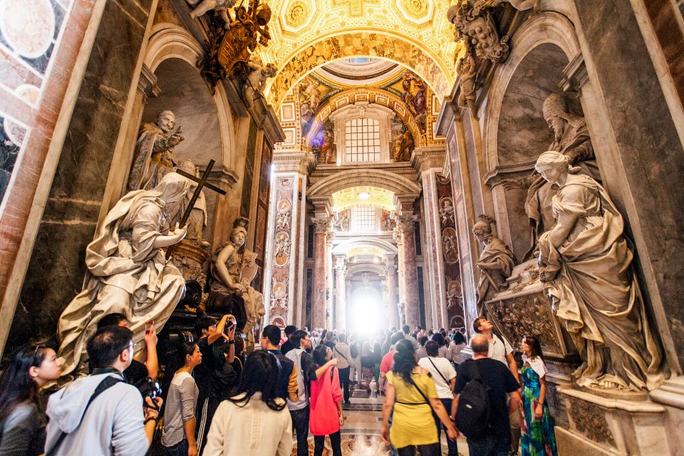 Rome: St. Peters Basilica & Dome Entry Ticket & Audio Tour - Included Amenities and Services