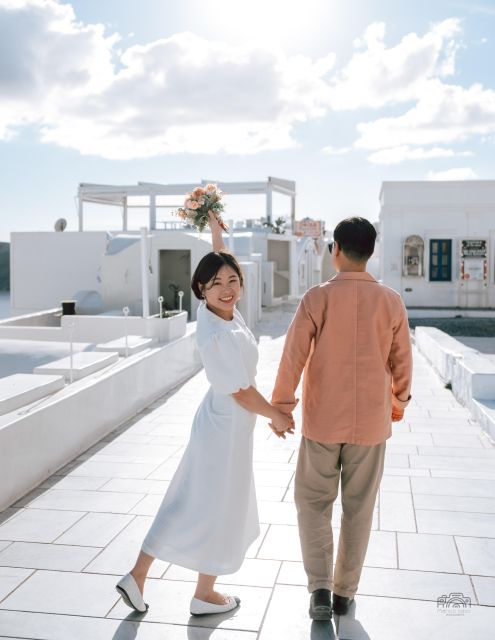 Santorini: Photoshoot in Oia or Imerovigli 30 Edited Photos - Availability and Booking