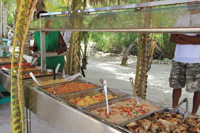 Saona Island Full Day Tours - Catamaran Party From Santo Domingo - Food and Drink Options