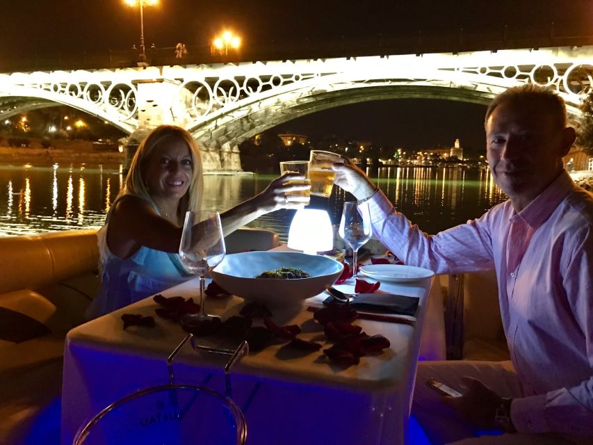 Seville: Private River Cruise With Dinner and Drinks - Cuisine and Beverages