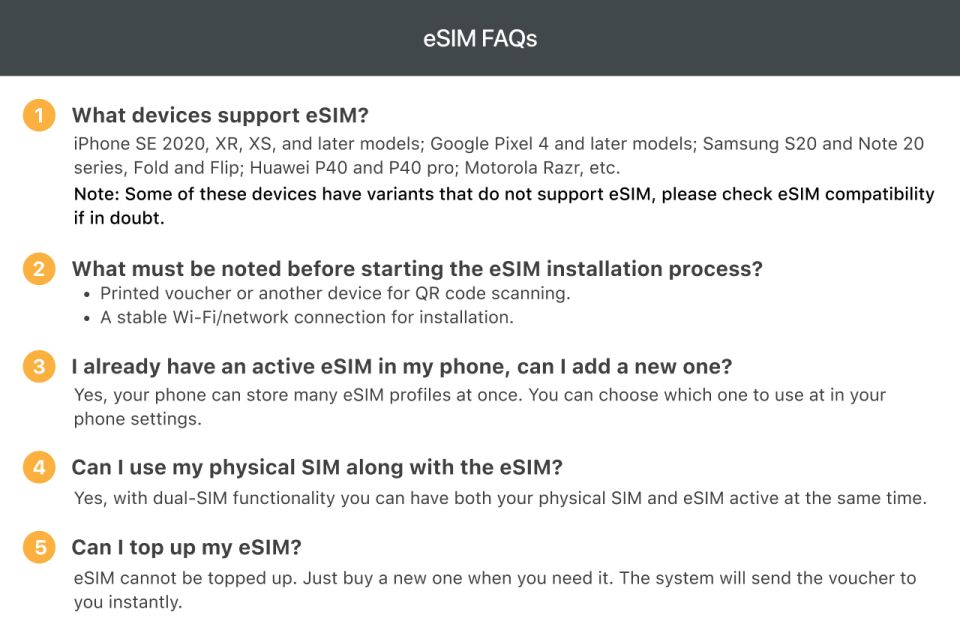 Uk/Europe: 5G Esim Mobile Data Plan - Data Packages Available