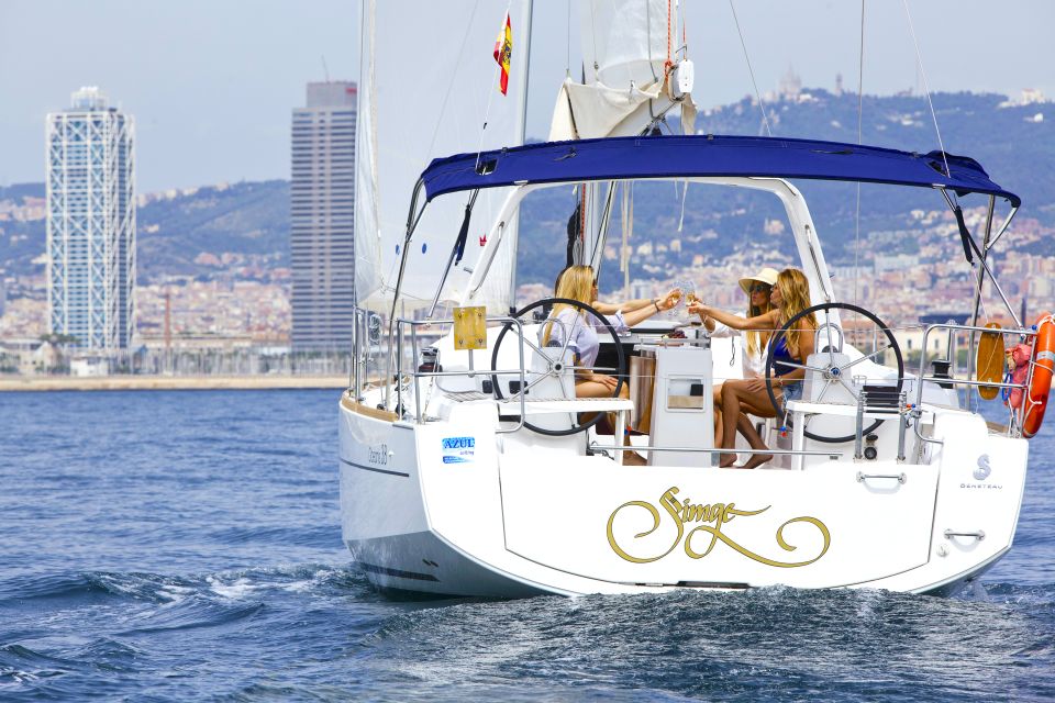 Barcelona: Private Sailing Trip With Drinks and Snacks - Sailing Route and Scenery