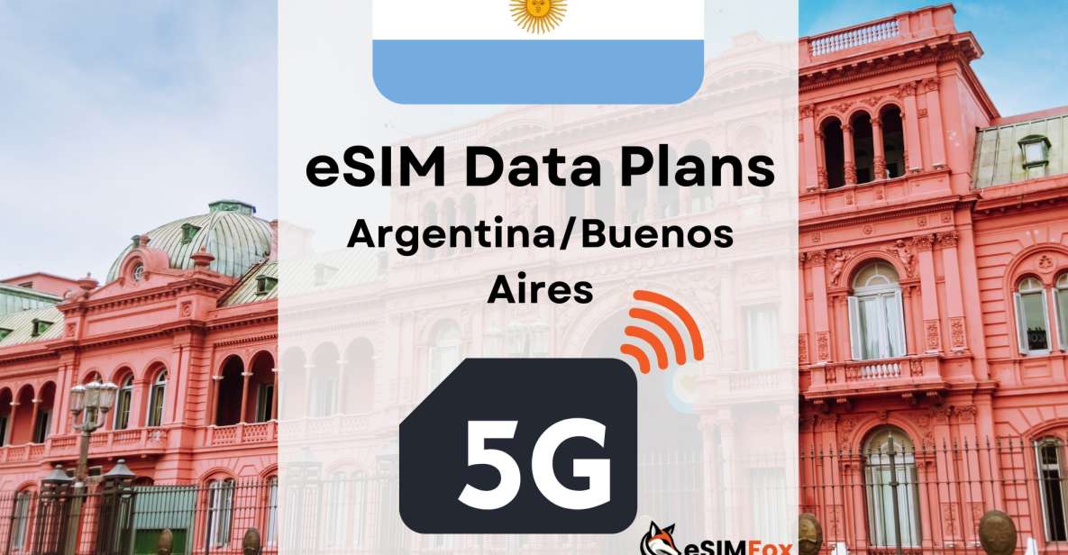 Buenos Aires: Esim Internet Data Plan for Argentina 4g/5g - Booking Process and Flexibility