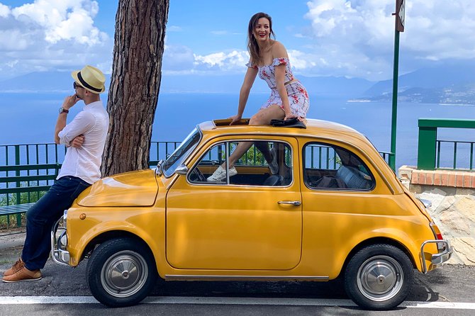 Dolce Vita Vintage Photo Experience With Yellow Fiat 500 - Customer Experiences