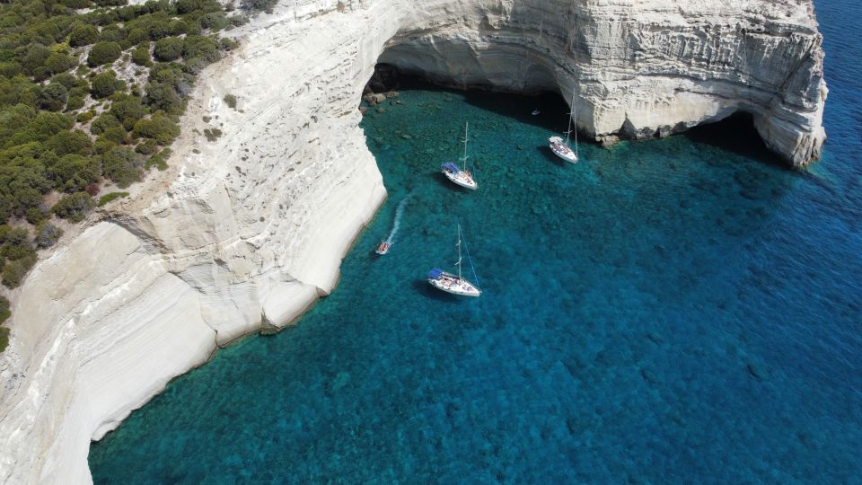 From Milos: Guided Day Cruise to Kleftiko With Lunch - Meeting Point