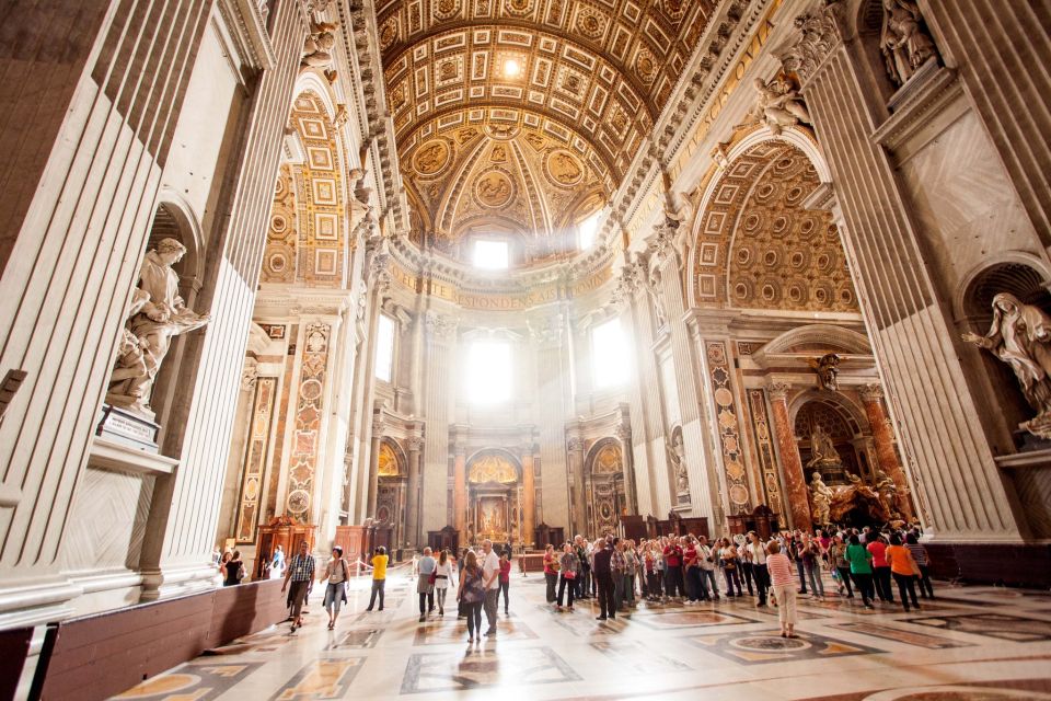 Rome: St Peter'S Basilica & Dome With Audio or Guided Tour - Booking Process