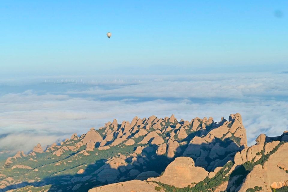 Barcelona: Montserrat Hot-Air Balloon & Monastery Experience - Celebration and Guided Tour