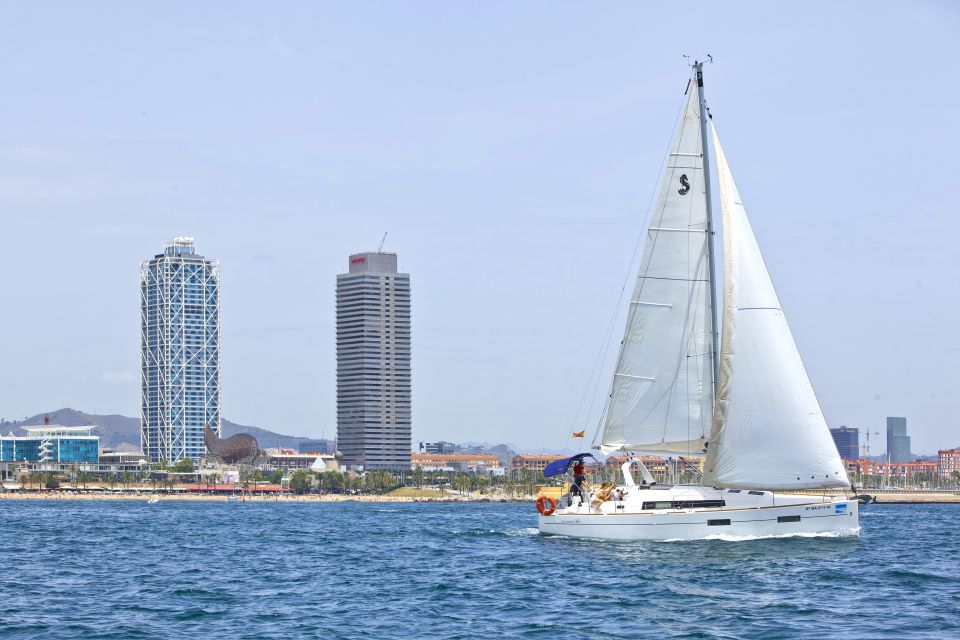 Barcelona: Private Sailing Trip With Drinks and Snacks - Onboard Amenities and Activities