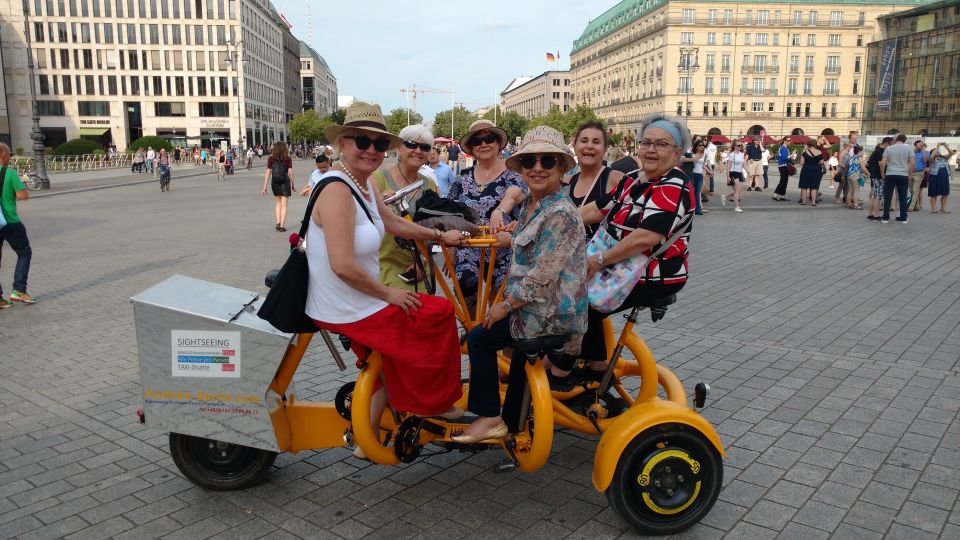 Berlin: Guided Sightseeing Tour With Conference Bikes - Cancellation Policy