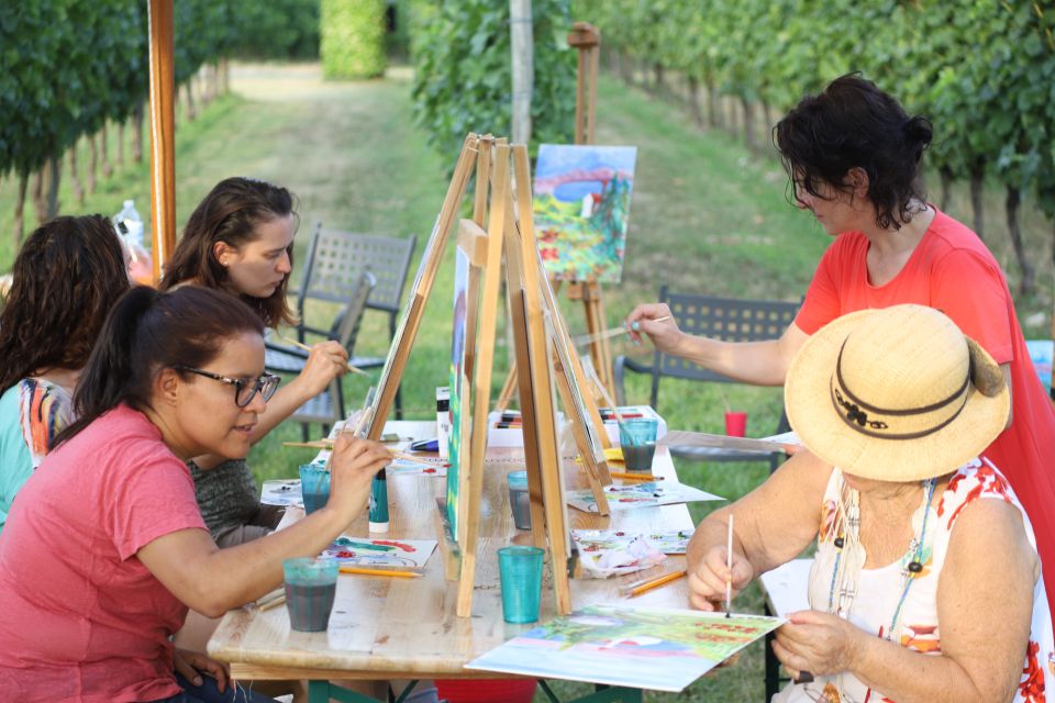 Lazise: Painting Expereince With Wine and Local Food Platter - Customer Reviews