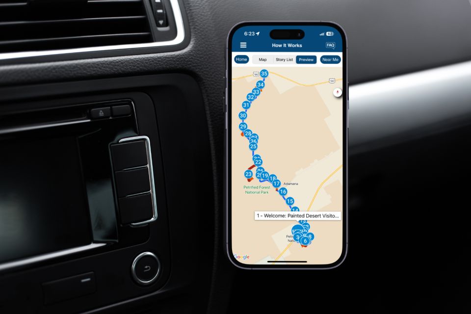 Petrified Forest National Park Self-Guided Audio Tour - Booking Process