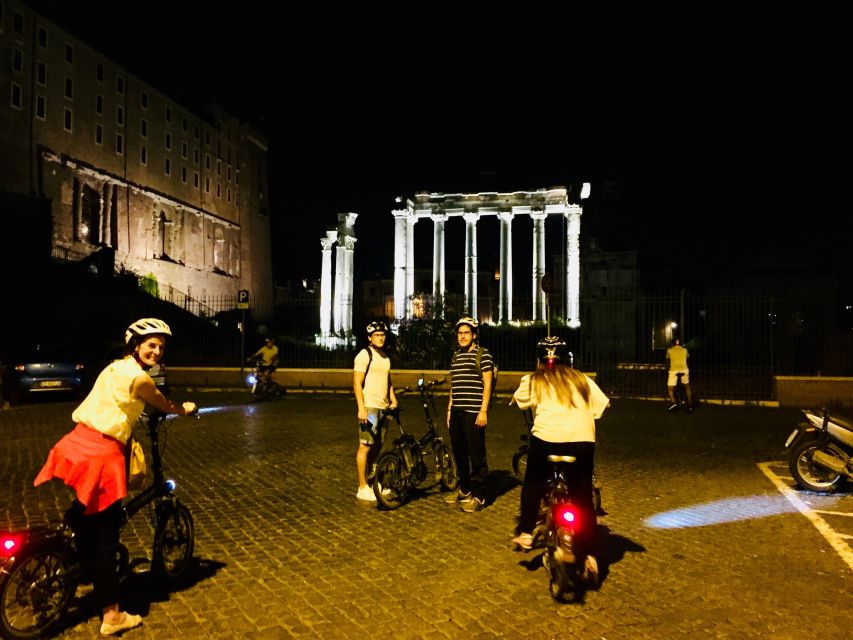 Rome: E-Bike Night Tour With Food and Wine Tasting - Tips for a Great Experience