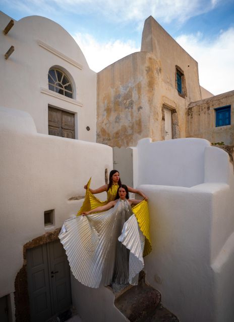 Capture Your Santorini Dream: Flying Dress Photography - Sharing Your Santorini Memories