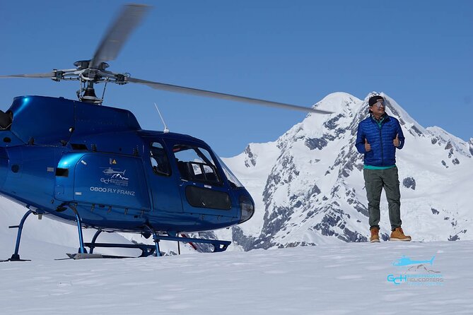 Private Flight: 4 Glaciers With 2 Snow Landings - 60MINS - Booking Instructions
