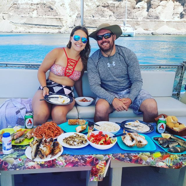 Santorini Sunset Fishing Trip With Dinner and Drinks - Frequently Asked Questions