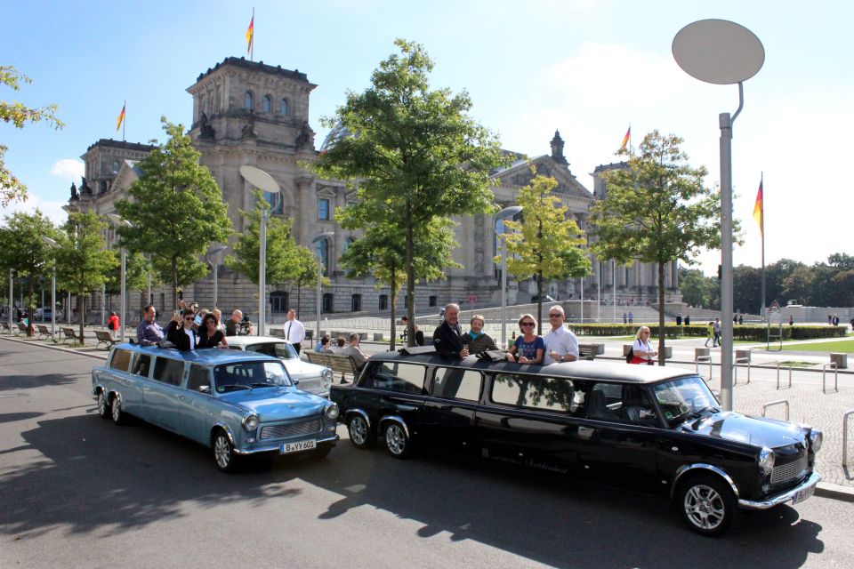 Berlin: Trabi Limousine Airport Transfer With City Tour - Frequently Asked Questions