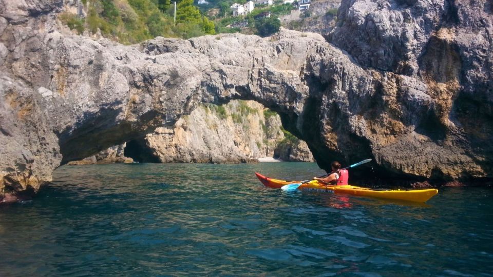 Amalfi Coast: Kayak Tour With Snorkeling and Grottoes Visit - Key Points