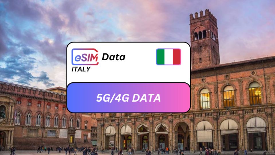 From Bologna: Italy Esim Tourist Roaming Data Plan - Key Points