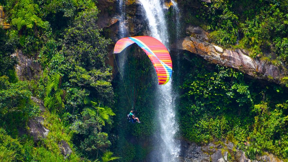 From Medellin: Private Paragliding Tour Over Waterfalls - Key Points