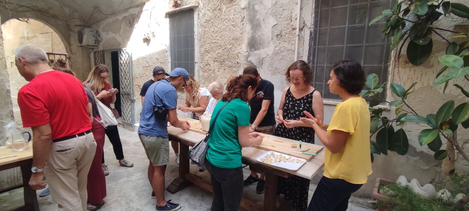 Lecce: Pasta Making Class in 1400S-ERA Courtyard With Wine - Key Points