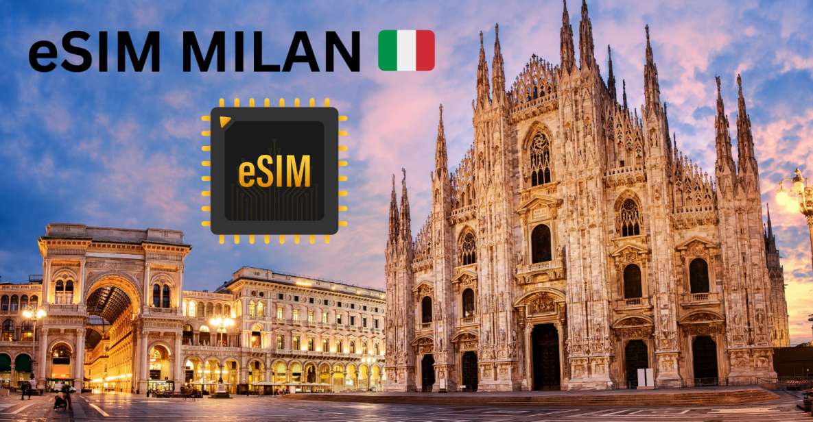 Milan: Esim Internet Data Plan for Italy High-Speed 4g/5g - Key Points