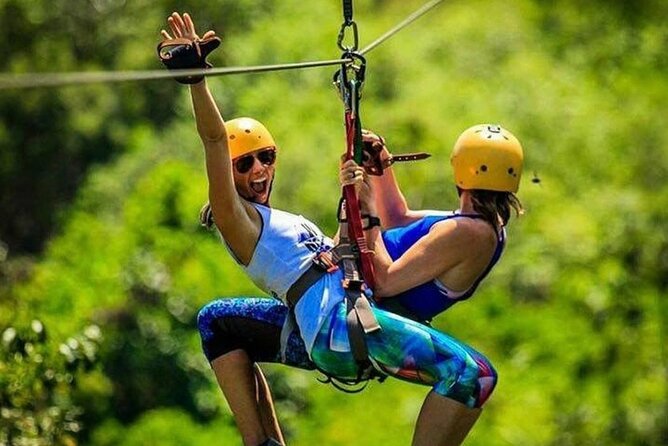 Mountain and Ocean View Waterfall Zipline Tour in Jaco +Tractor Jungle Tour - Zipline Adventure Details