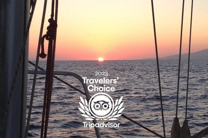 Mykonos Alternative Sunset Sail Aperitivo for Adults-Only (Free Transfers) - Key Points