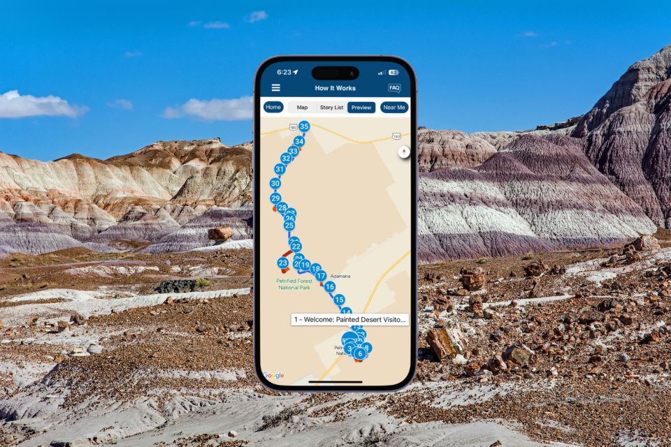 Petrified Forest National Park Self-Guided Audio Tour - Key Points