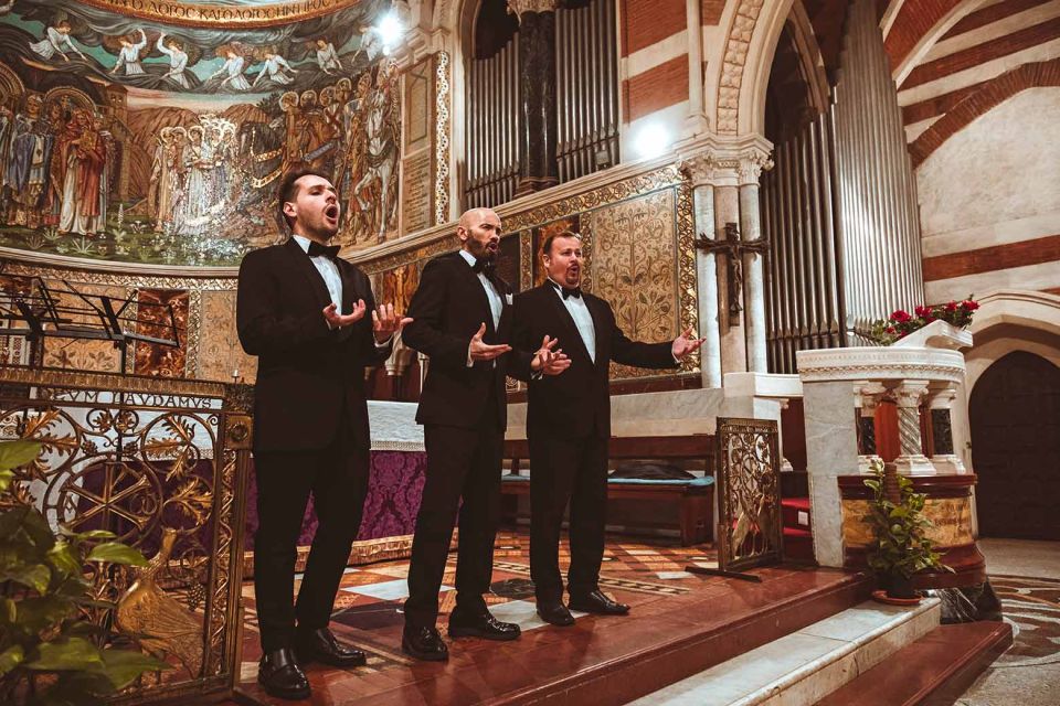 Rome: The Three Tenors at St. Pauls Church Concert Ticket - Key Points