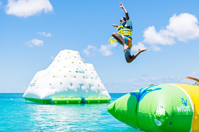 Splash Island Water Park in St Lucia - Overview of Splash Island Water Park