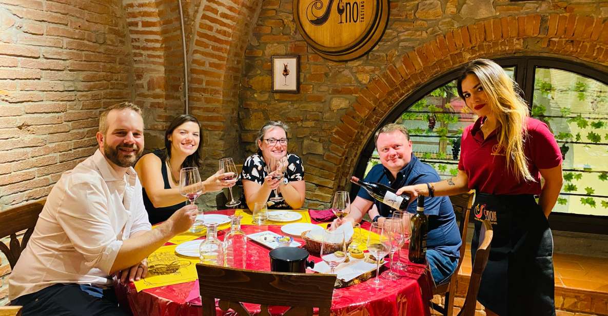 Wine Tasting Experience With Three Types of Tuscan Wine - Key Points