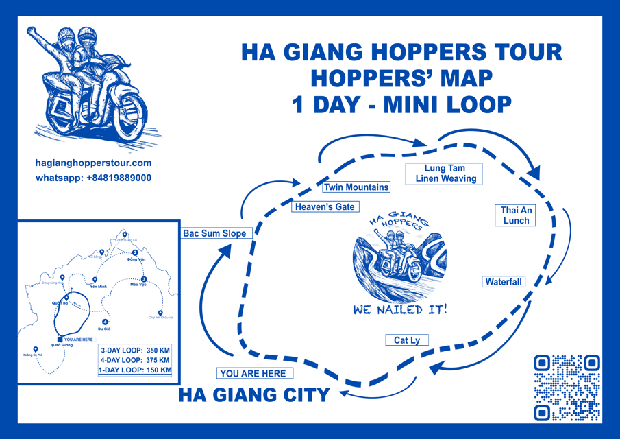 1 Day Ha Giang Loop Tour by Motorbike With Easy Rider - Itinerary Highlights