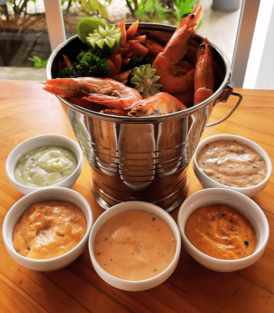 1 KG Prawn Lovers Bucket With Side + 4 FREE Beers! - Offer Details