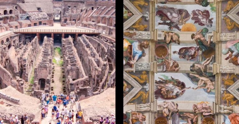 2-Day Rome: Colosseum & Vatican Tour Mid-Week