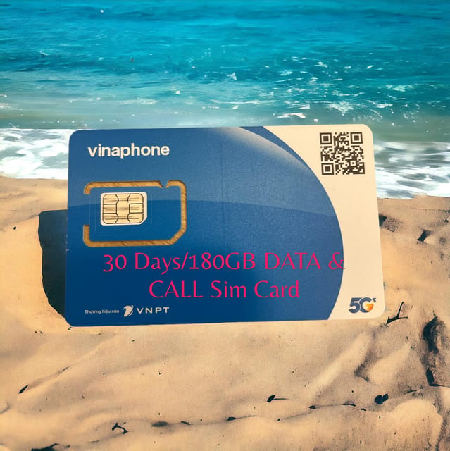 30 Days/180gb Data and Call SIM Card - Product Overview