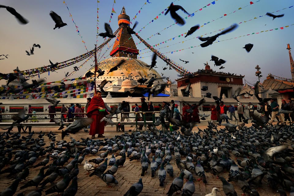 4 UNESCO World Heritage Site Tour Nepal - Swayambhunath Temple Experience